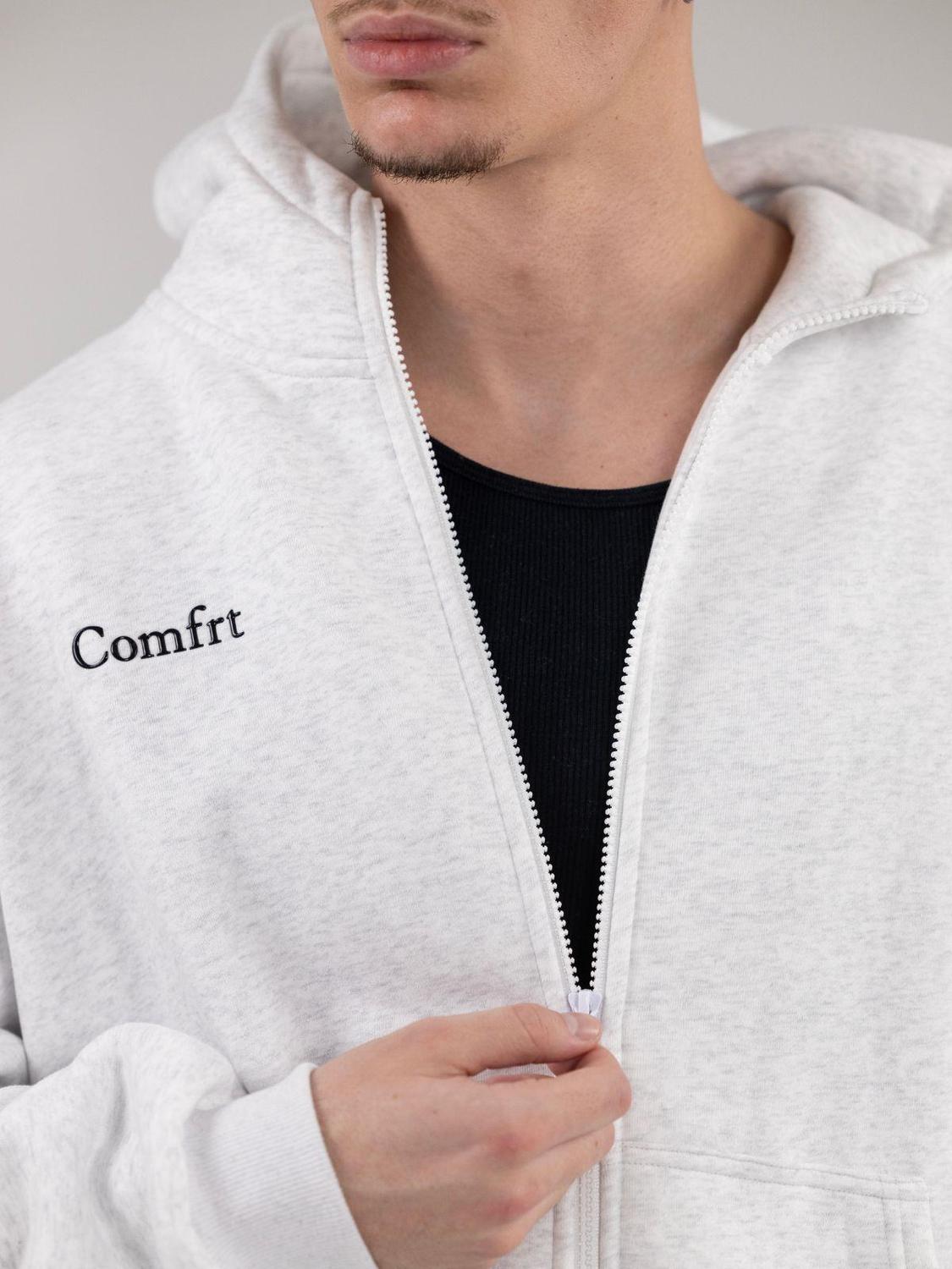 Comfrt Cloud Zip Oversized Hoodie For Stress Anxiety