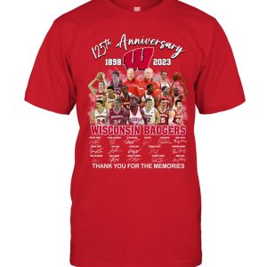 125th Anniversary 1898 – 2023 Wisconsin Badgers T-Shirt