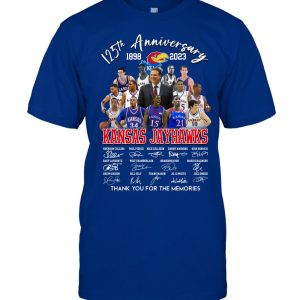 125th Anniversary 1898 – 2023 Kansas Jayhawks T-Shirt