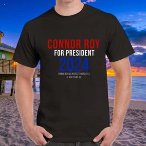 Connor Roy For President Succession Logo T-Shirt