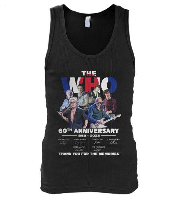 LIMITED EDITION The Who 60th Anniversary 1963 – 2023 Thank You For The Memories T-Shirt