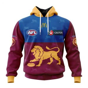 Personalized AFL Brisbane Lions Home Kits 2023 T-Shirt