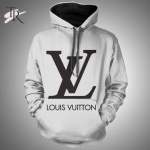 Louis Vuitton White Hoodie Luxury Brand Clothing Clothes Outfit For Men Women Luxury Hoodie Outfit For Fall Outfit