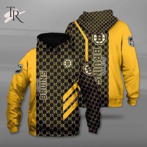 Boston Bruins Gucci Yellow Men And Women 3D Full Printing Hoodie Luxury Hoodie Outfit For Fall Outfit