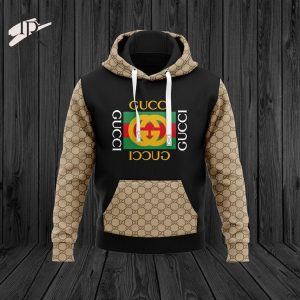 Gucci Black Beige Luxury Brand Premium Hoodie For Men Women Luxury Hoodie Outfit For Fall Outfit