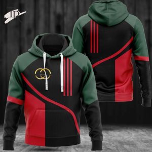 Gucci Dark Green Red Luxury Brand Premium Hoodie For Men Women Luxury Hoodie Outfit For Fall Outfit