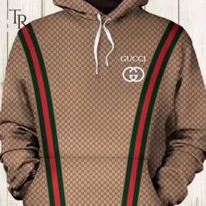 Gucci Logo Unisex Hoodie Luxury Brand Outfit For Men Women Luxury Hoodie Outfit For Fall Outfit