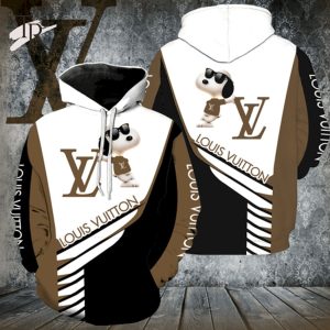 Louis Vuitton Snoopy Brown Unisex Hoodie Luxury Brand Outfit For Men Womenluxury Hoodie Outfit For Fall Outfit
