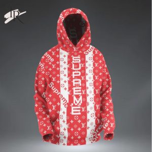Louis Vuitton Supreme Luxury Brand Premium Unisex Hoodie Outfit For Men Women Luxury Hoodie Outfit For Fall Outfit