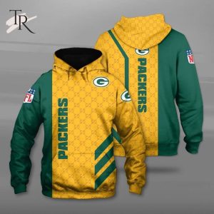 Nfl Green Bay Packers Gucci Pattern Men And Women 3D Full Printing Hoodie Luxury Hoodie Outfit For Fall Outfit