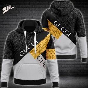 Gucci Black White Luxury Brand Premium Hoodie For Men Women Luxury Hoodie Outfit For Fall Outfit