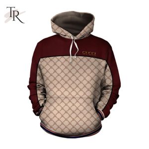 Gucci Dark Red Luxury Brand Premium Hoodie For Men Women Luxury Hoodie Outfit For Fall Outfit