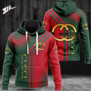 Gucci Green Red Luxury Brand Premium Hoodie For Men Women Luxury Hoodie Outfit For Fall Outfit