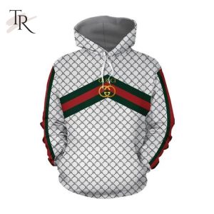 Gucci White Luxury Brand Premium Hoodie For Men Women Luxury Hoodie Outfit For Fall Outfit
