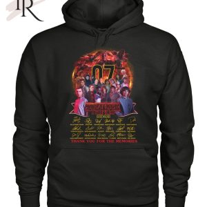 07 Years Of Stranger Things 2016 – 2023 Thank You For The Memories T-Shirt – Limited Edition
