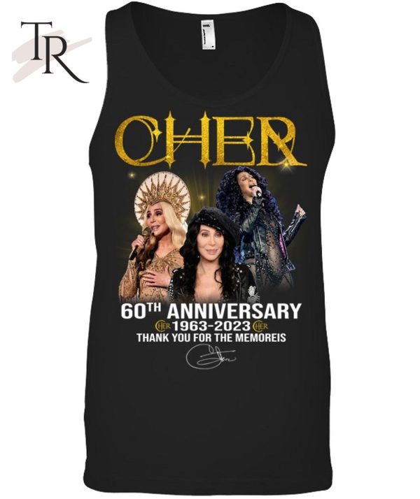 Cher 60th Anniversary 1963 – 2023 Thank You For The Memories T-Shirt – Limited Edition