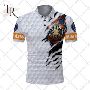 Personalized MLB Houston Astros Mix Golf Style Polo Shirt