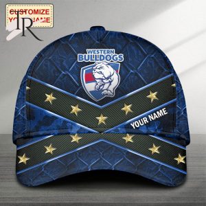 AFL Western Bulldogs Customize Your Name Baseball Cap