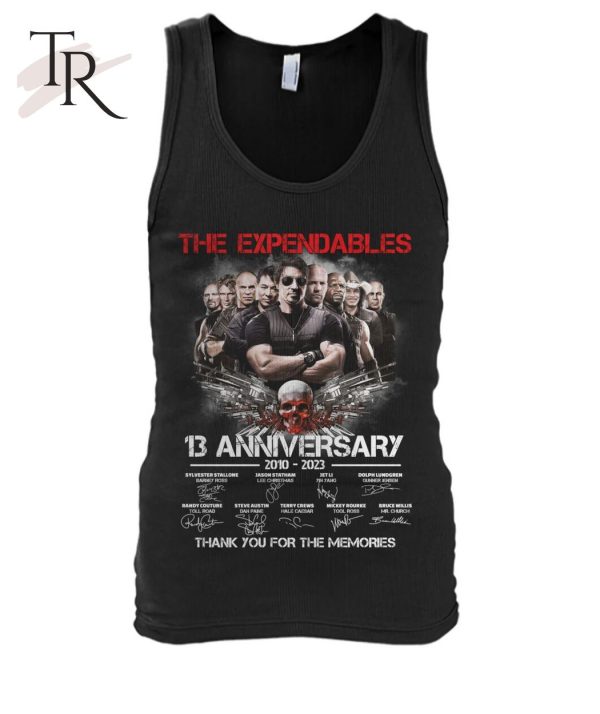 The Expendables 13th Anniversary 2010 – 2023 Thank You For The Memories T-Shirt