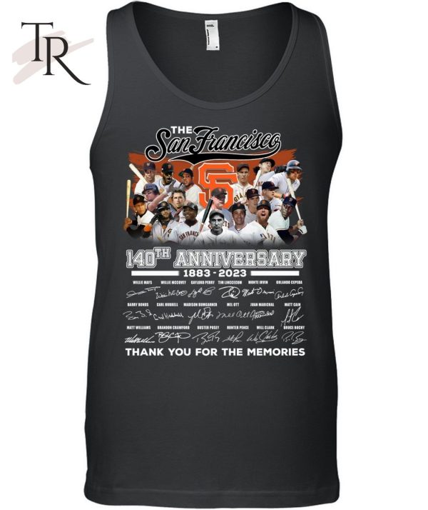 The San Francisco 140th Anniversary 1883 – 2023 Thank You For The Memories T-Shirt