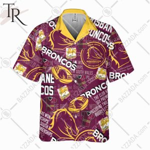 NRL Brisbane Broncos Classic Hawaiian Shirt