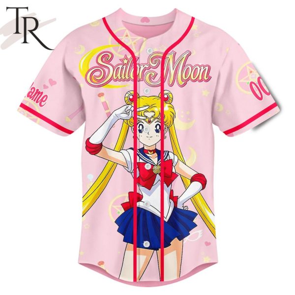 Personalized Sailor Moon Baseball Jersey