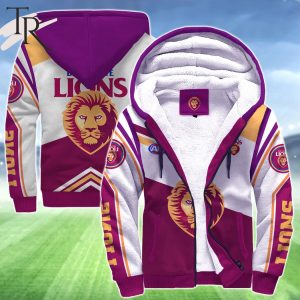 AFL Brisbane Lions FC Fleece Hoodie Limited Edition