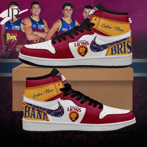 AFL Brisbane Lions Personalize Sneakers Air Jordan 1, Hightop