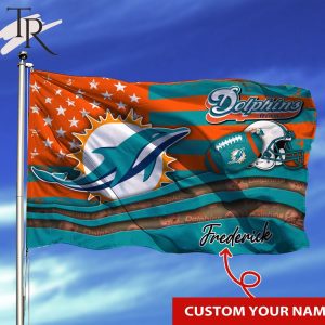 Miami Dolphins Custom Flag 3x5ft For This Season