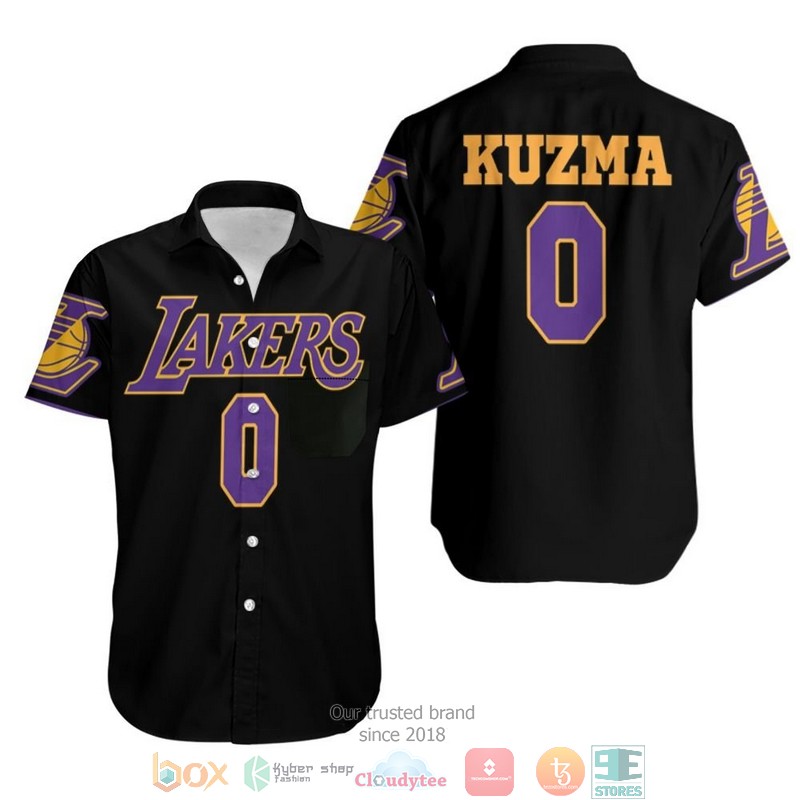 02 Lonzo Ball Lakers Jersey Inspired Style Hawaiian Shirt