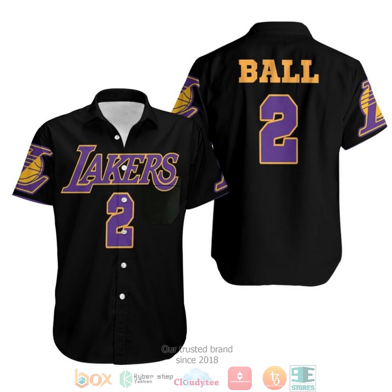 0 Kyle Kuzma Lakers Jersey Inspired Style Hawaiian Shirt