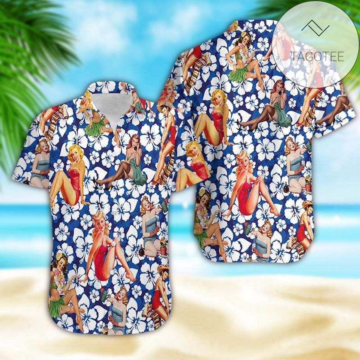 2022 Authentic Hawaiian Aloha Shirts Skull Diving