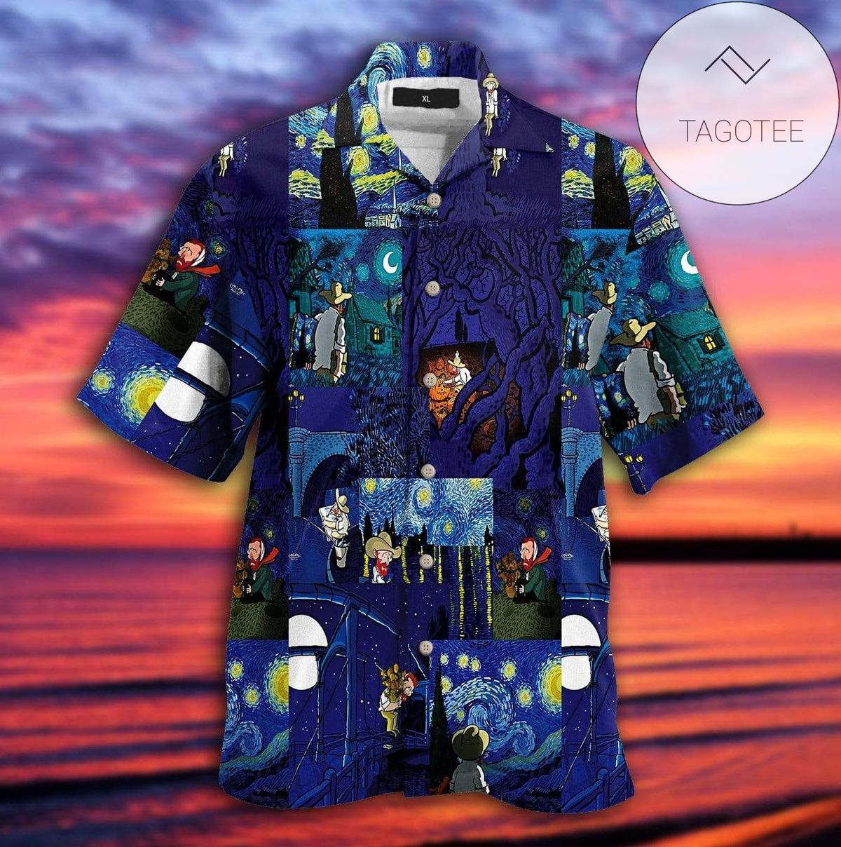 2022 Authentic Hawaiian Shirts Asteroids Skull