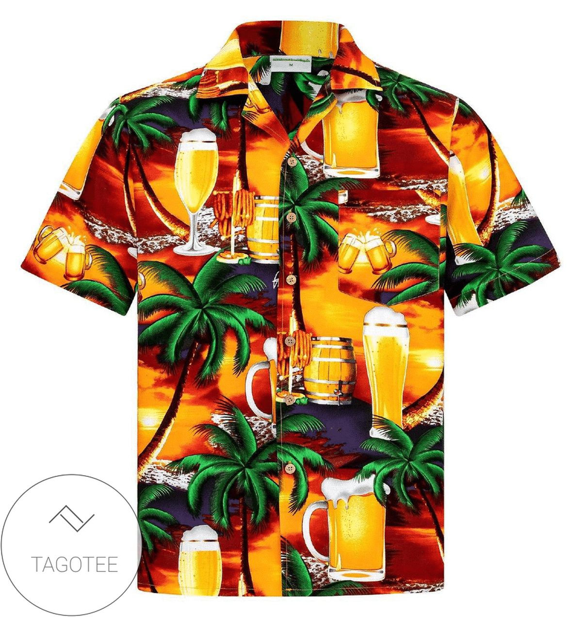 2022 Authentic Hawaiian Shirts Beer Tropical Flower