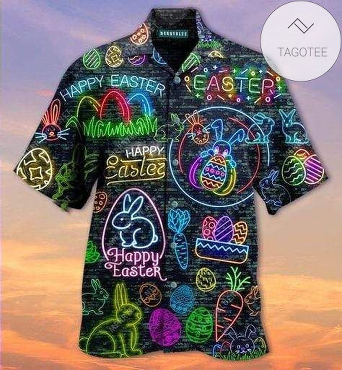 2022 Authentic Hawaiian Shirts Easter Blessings Cats