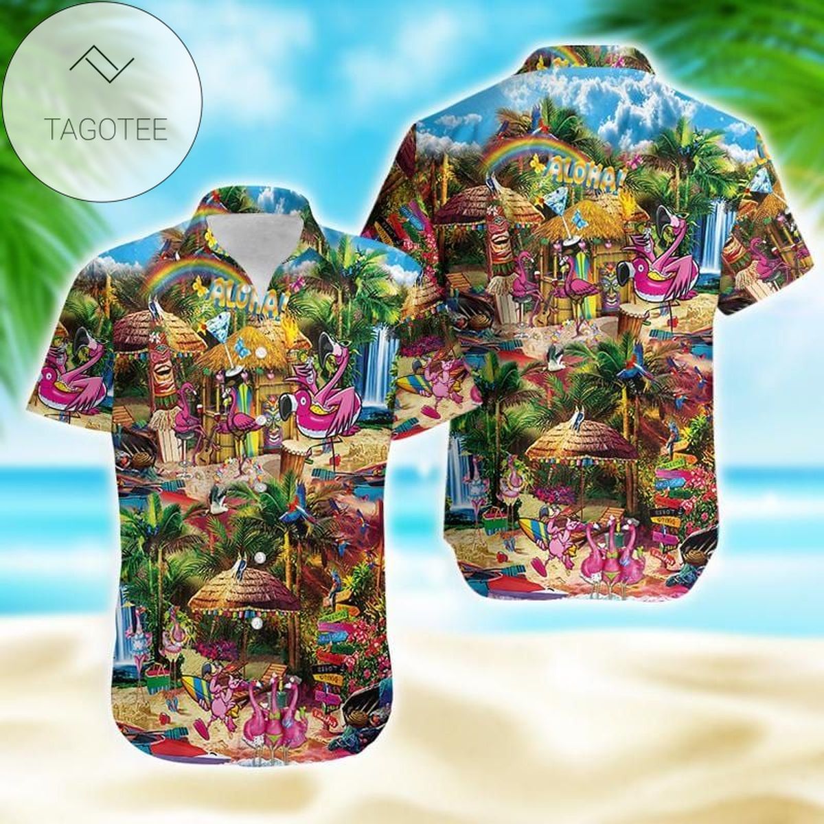 2022 Authentic Hawaiian Shirts Flamingo Stand Tall And Be Fabulous