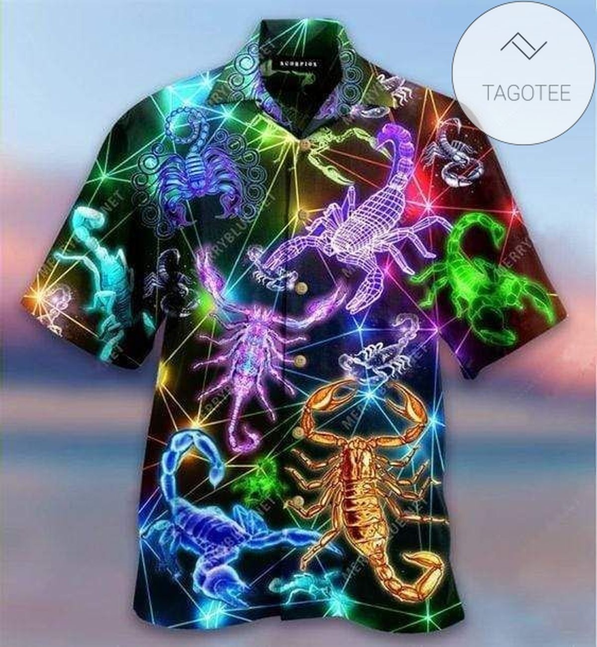 2022 Authentic Hawaiian Shirts Glowing Dragon 120321h