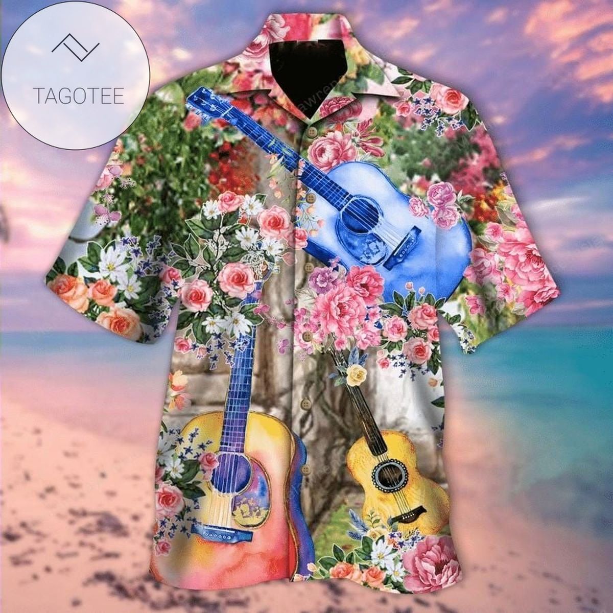 2022 Authentic Hawaiian Shirts Gsus Jesus Plays Guitar