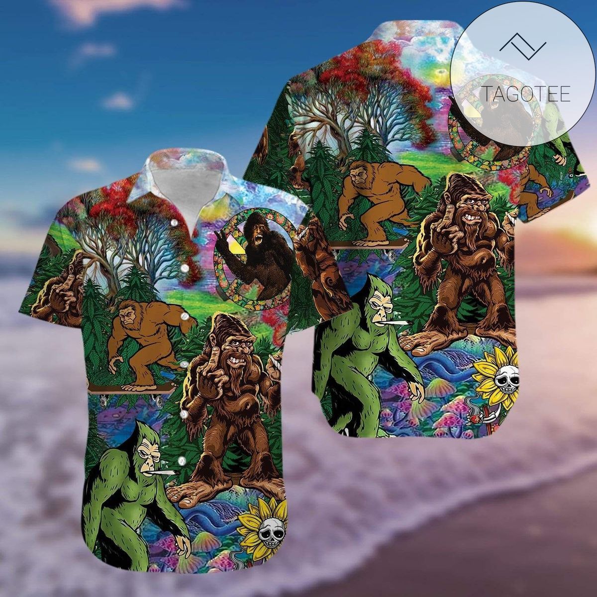 2022 Authentic Hawaiian Shirts Hear Speak See Skull