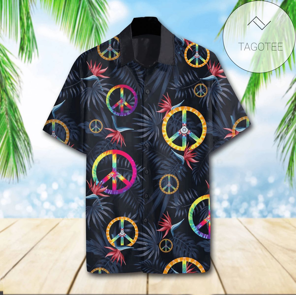 2022 Authentic Hawaiian Shirts Hippie Weed Woodstock