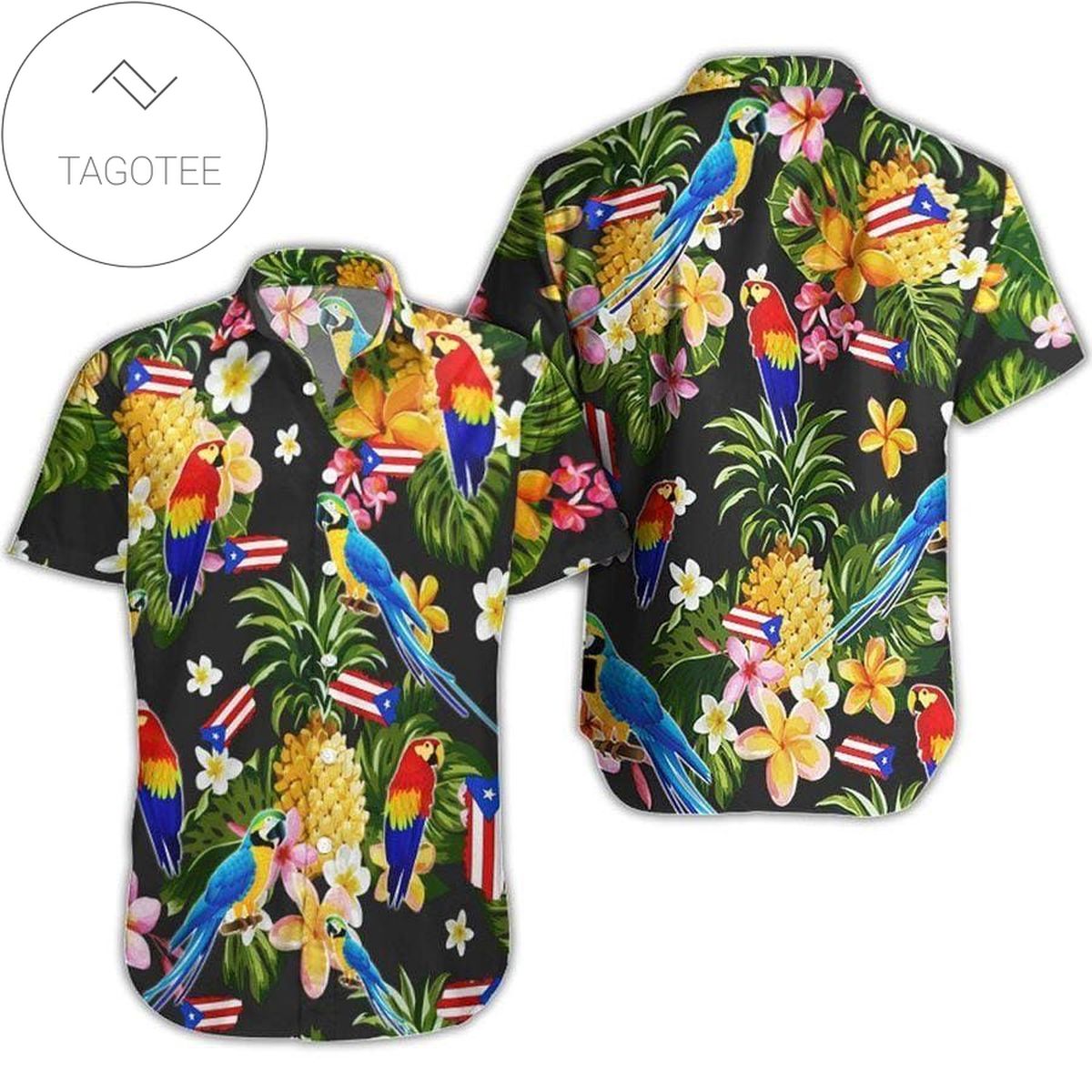 2022 Authentic Hawaiian Shirts Police Cars Tropical