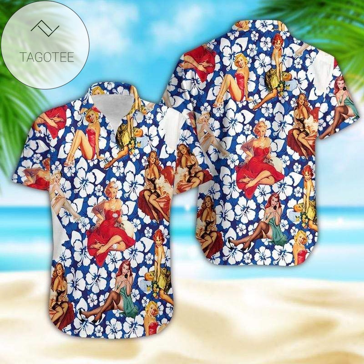 2022 Authentic Hawaiian Shirts Scuba Diving Skull Tropical