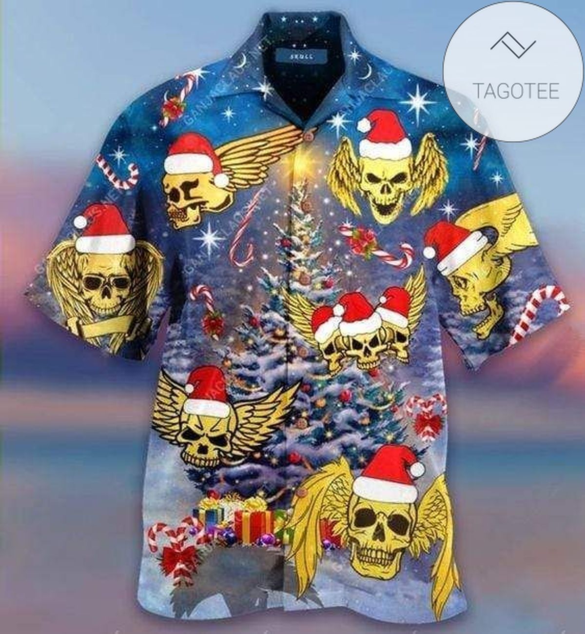 2022 Authentic Hawaiian Shirts Snowman In Christmas Night 1311l