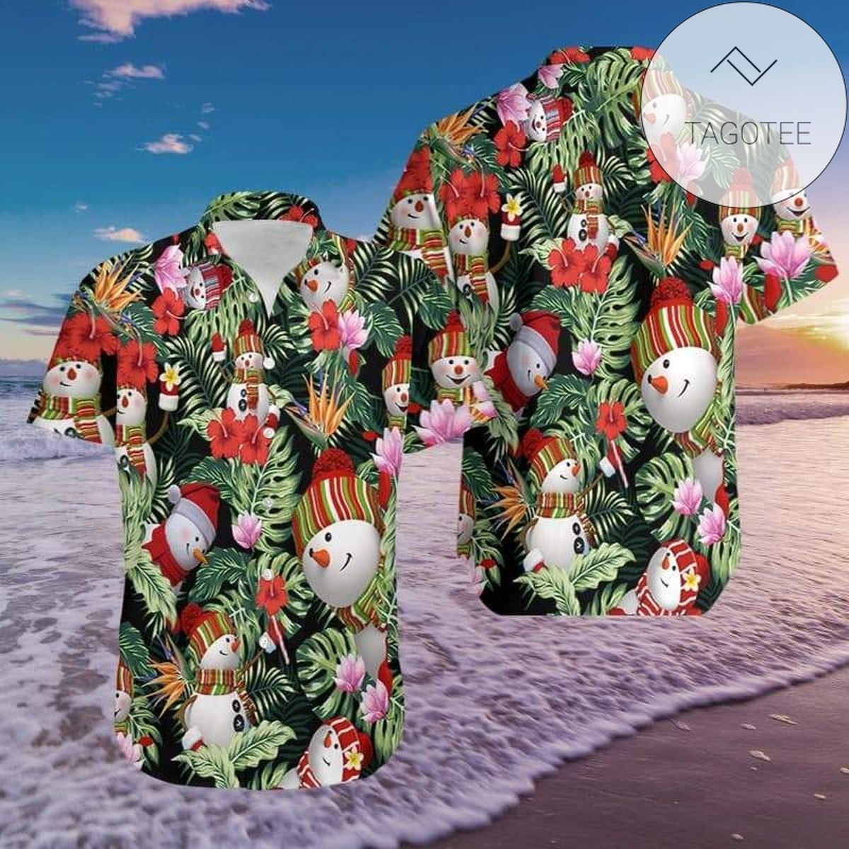 2022 Authentic Hawaiian Shirts Starry Cat Christmas