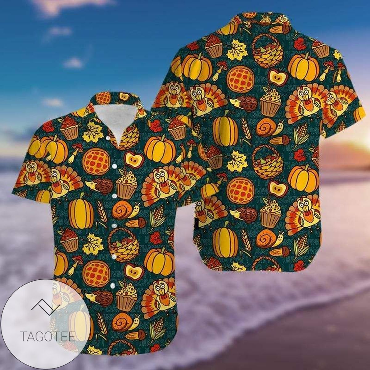 2022 Authentic Hawaiian Shirts Thanksgiving Turkey Eat Beef