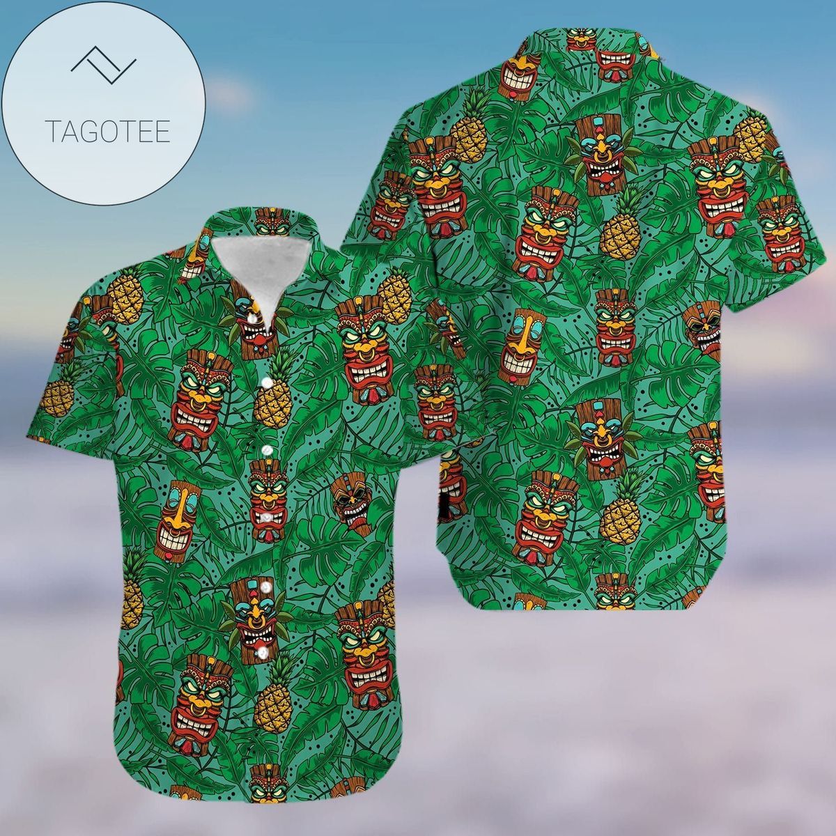 2022 Authentic Hawaiian Shirts Tiki Deep In The Sea #2304dh