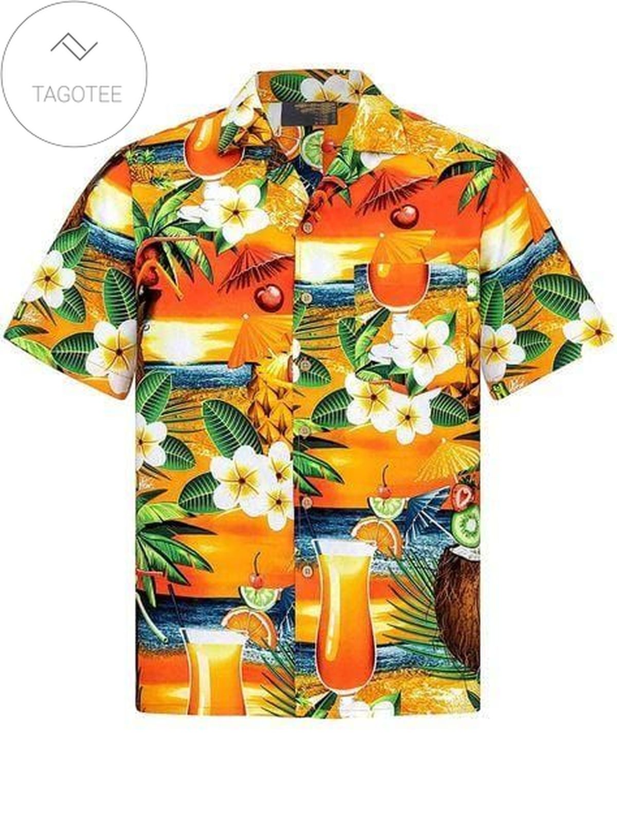 2022 Authentic Hawaiian Shirts Tropical Flamingo Bigfoot 2808dh