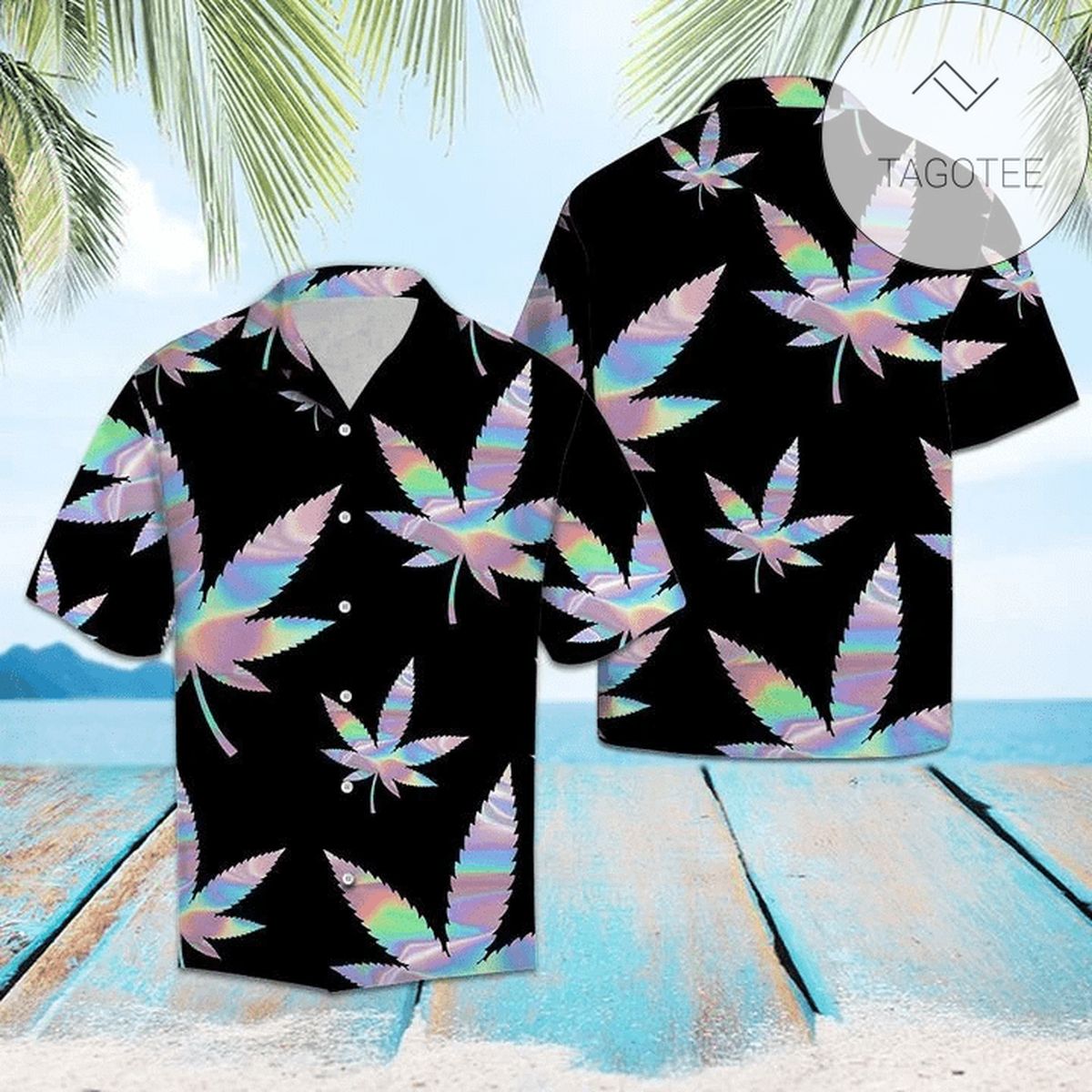 2022 Authentic Hawaiian Shirts Weed Cross Holy 810v