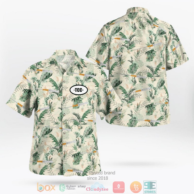 21 TCC 22 Dark Hawaiian Shirt