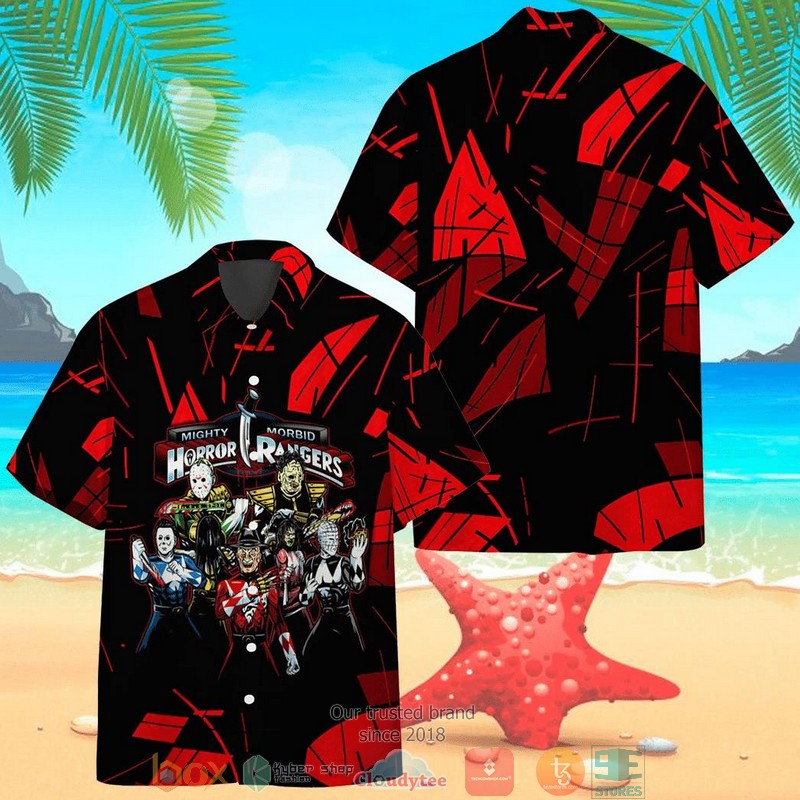 3D Horror Rangers Hawaiian Shirt